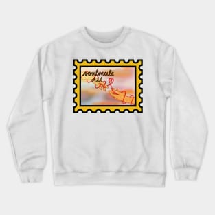 Soulmate AU Postage Stamp Crewneck Sweatshirt